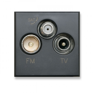 DIRECT TV/SAT OUTLET 3 CON. 2MOD ANTRACIT AVE ITALY