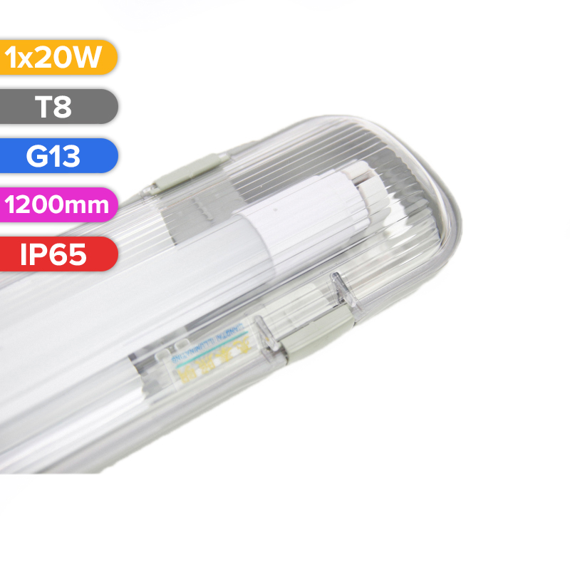 ORP DE ILUMINAT PENTRU TUB LED 1X20W 1200MM IP65