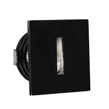 SPOT LED TREPTE 1 Watt 3 Volt 60Lm 3000K NEGRU
