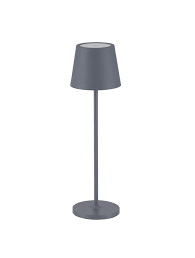 Lampa de masa IP54 LED 2 Watt 192Lm 2700K 5V On/Off USB gri Dimabila