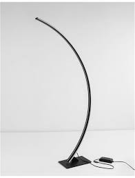 Lampa de podea led dimabila 3000k 20x56x150cm negru 2120lm 40w