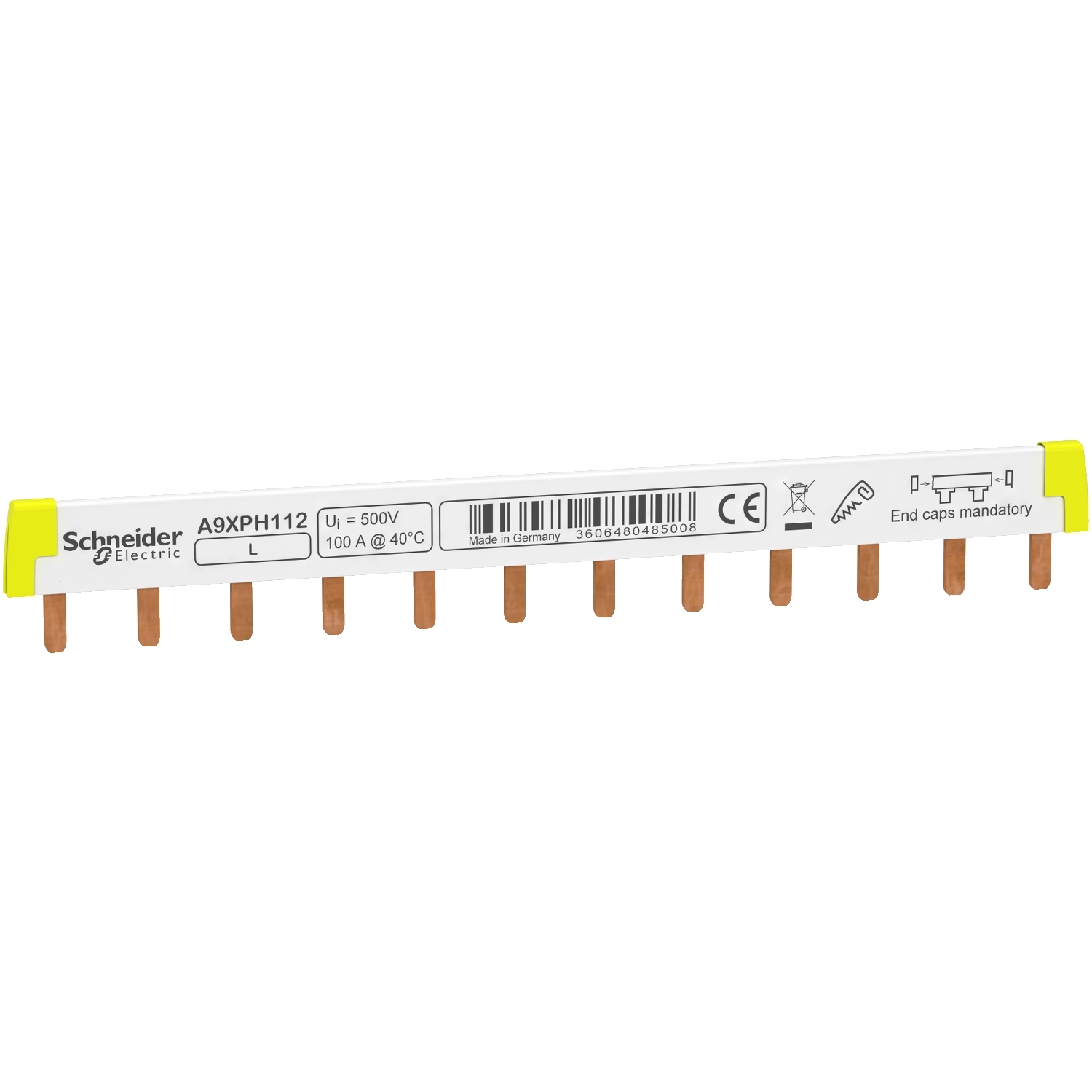 A9XPH212 Șină de conectare Schneider 100 A  12 Module