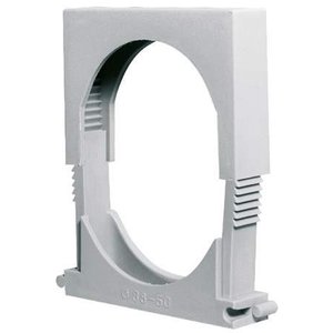 Set 100 Cleme Fixare Pentru Teava, Copex, Tub pvc, Multidiametru Ø14-22mm, Interconectabile, ECC16, Elettrocanali Italia