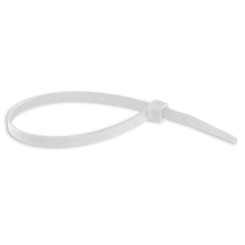 COLIER NYLON 140x3,6MM ALB ELETTROCANALI 100BUC
