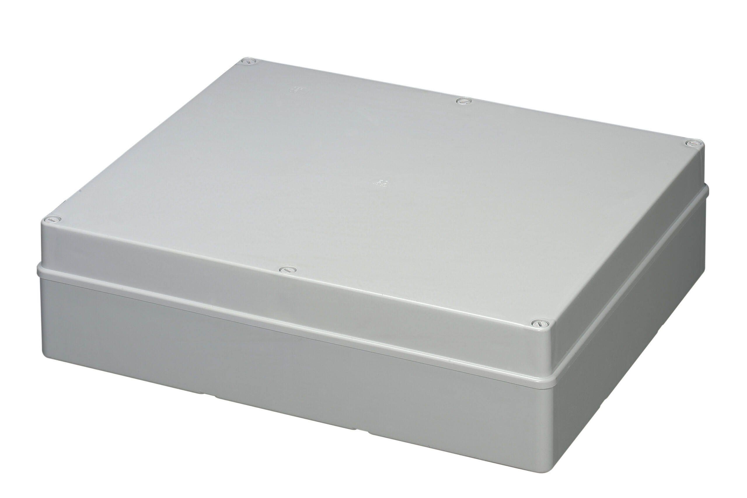Doza, Cutie de Derivatie, IP56, Montaj Aplicat, Peretii Fara Gauri Predefinite, Montarea Capacului ( Cu Suruburi), Autostingere, Halogen Free, Gri, 400V, 460x380x120mm, EC410C10 Elettrocanali Italia