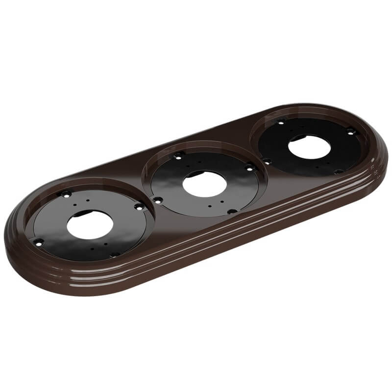 RAMA RETRO 3 LOC D234X92X14 CAFENIU PLASTIC