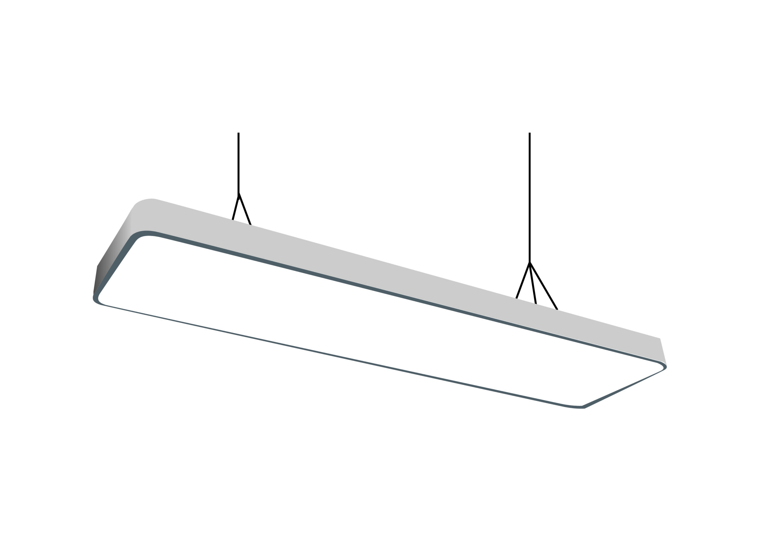 APLICA LED SUSPENDATA 48W 840 4000K 1200x200MM ALB FUCIDA