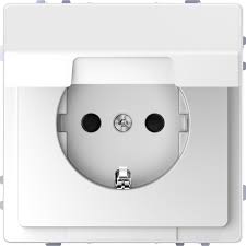 PRIZA D-LIFE CU CAPAC 16A 2P+T ALB LOTOS