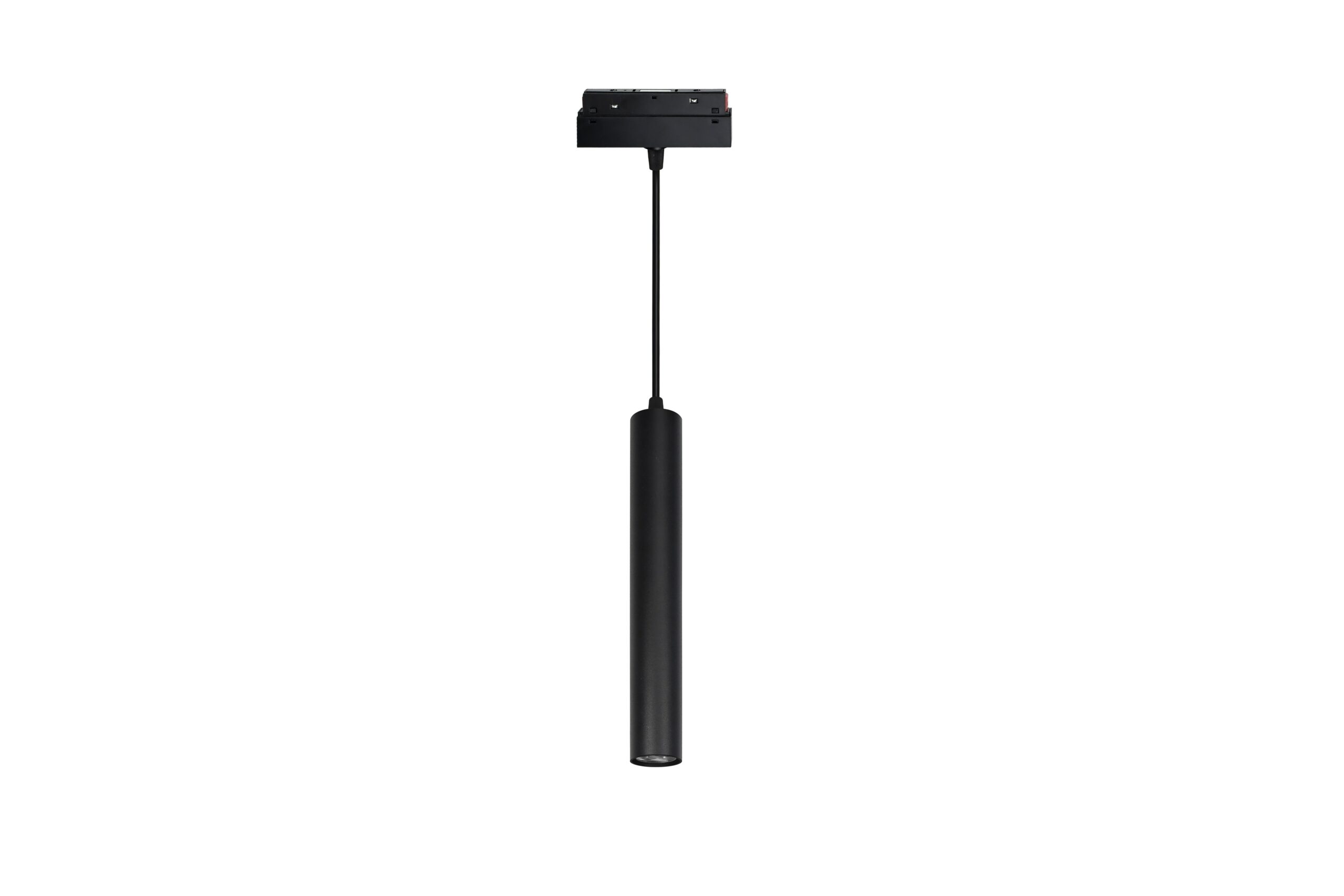 PROIECTOR LED MAGNETIC SUSPENDAT 7W 700LM 4000K 48V CHIP OSRAM CRI90 NEGRU MONDO LUCE