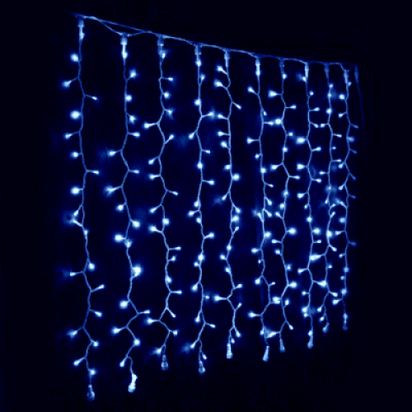 Ghirlanda luminoasa decorativa 400led interior exterior cu jocuri de lumini 6000k IP44 1,5mx9m transparenta