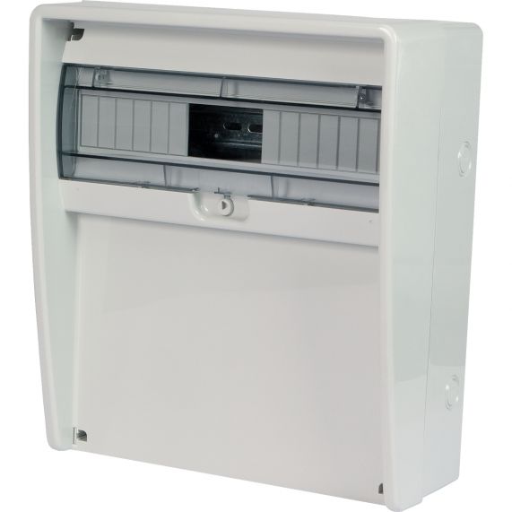 Tablou Electric ULISSE 350, IP65, Neechipat 16 Module, Sina Din, Capac din Plastic Transparent, 350x403x177 mm, Fanton