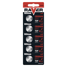 B7325 BATERIE LITIU 1BUC BLISTER CR2025 RAVER 5BL