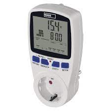 PRIZA SCHUKO 16A 230V WATT METRU MASURARE CONSUM 2P+E 3680W ALB EMOS