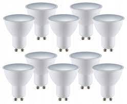 Bec led set 10 buc gu10 10w 4000k 1000lm 120gr