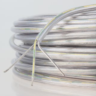 Cablu transparent rotund 3x0,75mm lustre vintage