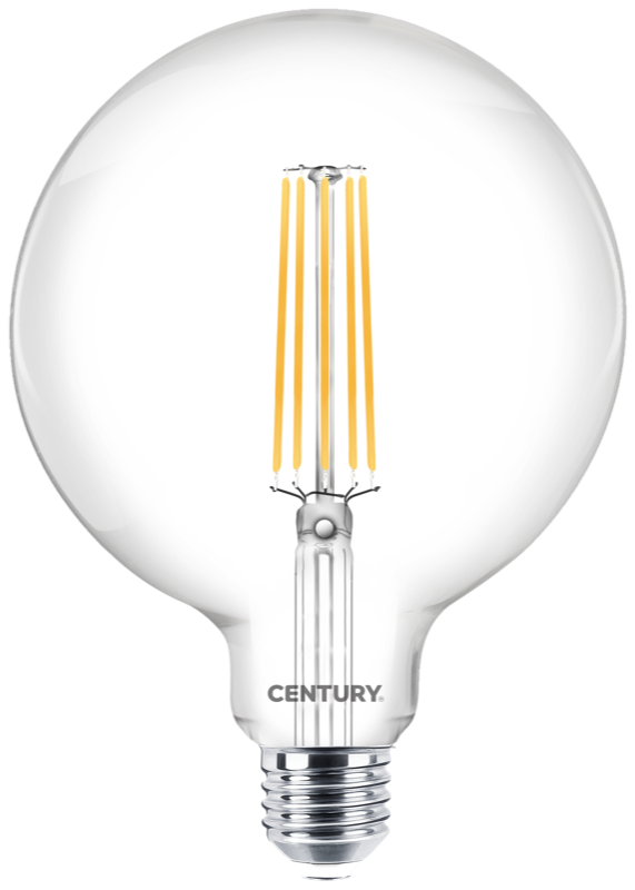 Bec led filament incanto globo G125 11W E27 4000k 1251lm Ip20 transparent Italia