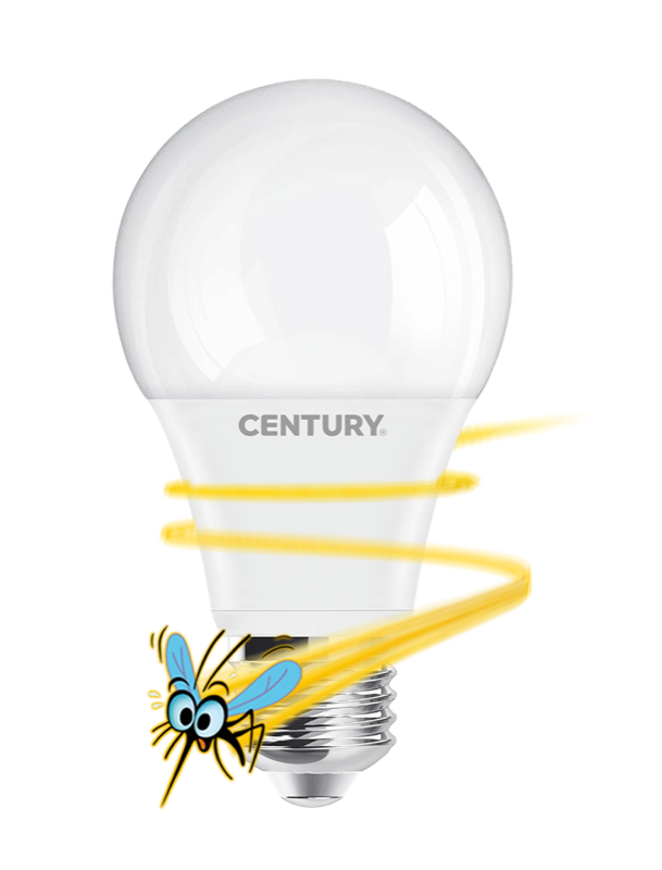 Bec led p/u insecte 9w E27 2200K 650lm A60 Italia