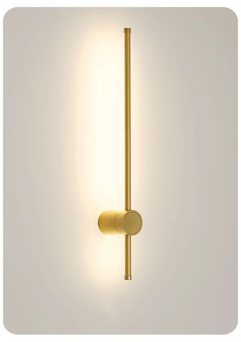 Aplica led pe perete 80cm bra 3 culori 3000/4000/6500k Gold