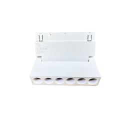 Spot led grila reglabil magnetic 6W 4000K 48V Cri90 Chip Osram White alb
