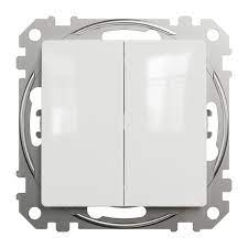 SDD111105 Intrerupător dublu Schneider-Electric sedna 10 A 250 V alb
