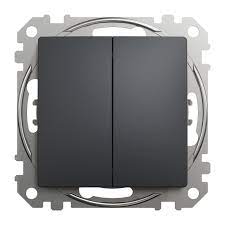 SDD114105 Intrerupător dublu Schneider-Electric  sedna 10 A 250 V negru