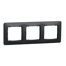 SDD314803 Rama cu 3 locuri Schneider-Electric  negru