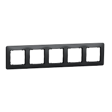 SDD314805 Rama cu 5 locuri Schneider-Electric  negru