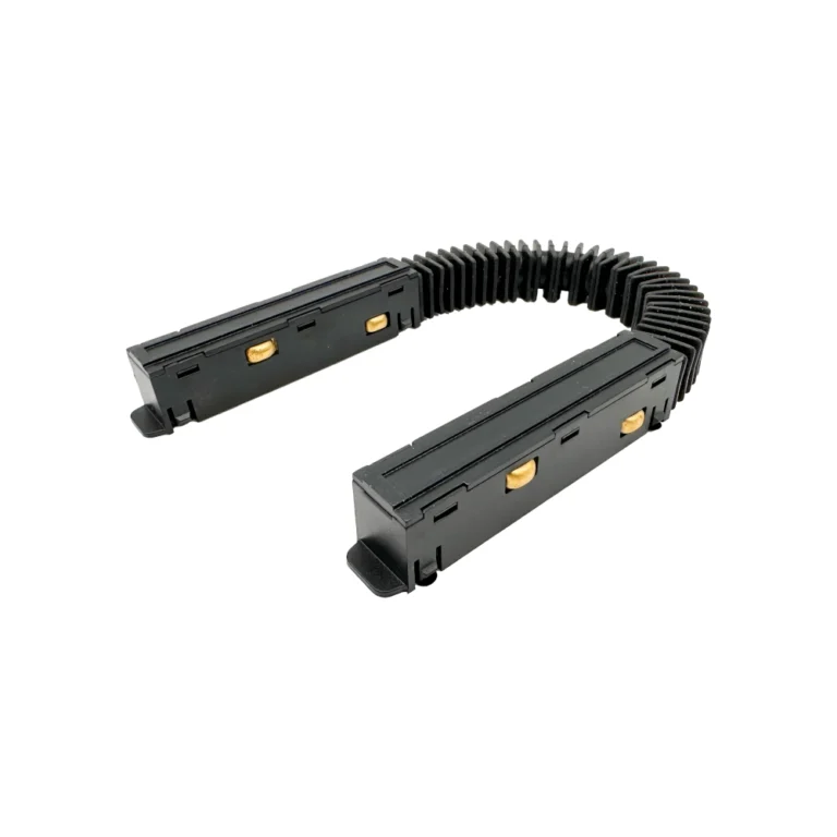 ML100790GRBKFLEX CONECTOR COLT 90 GRADE SINA MAGNETICA 48V NEGRU TAVAN EXTENSIBIL